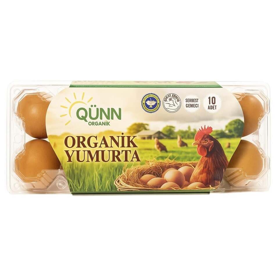 QÜNN ORGANIK YUMURTA 10*LU
